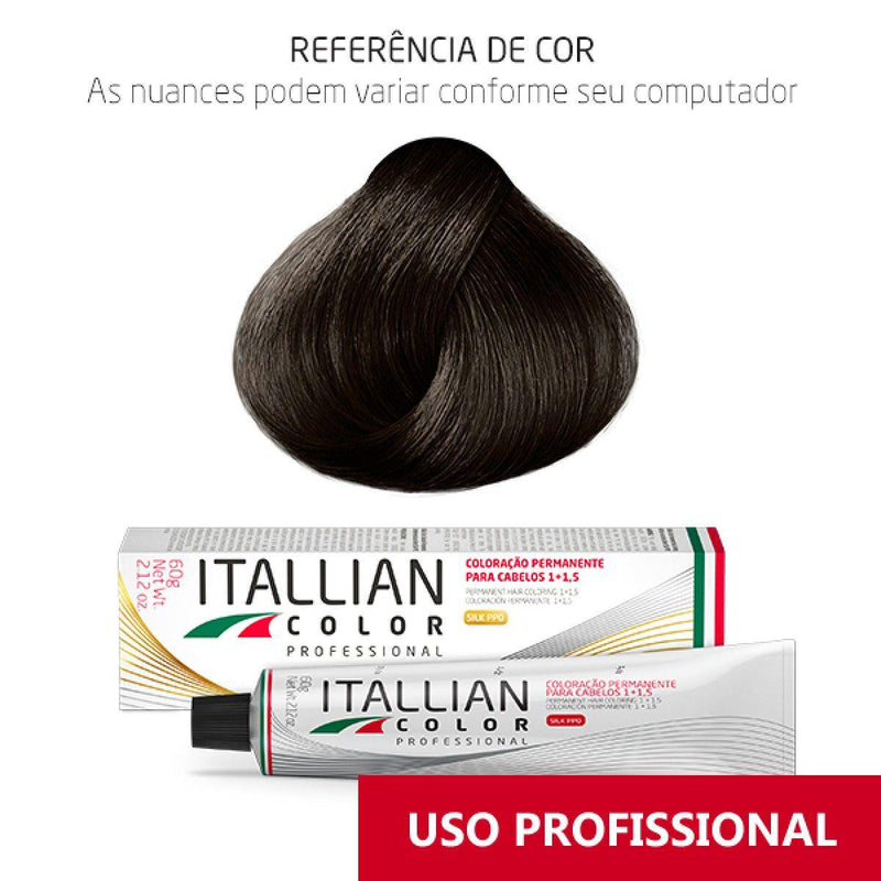 Coloração Itallian Color Professional 60g 67 Chocolate - PW Distribuidora 