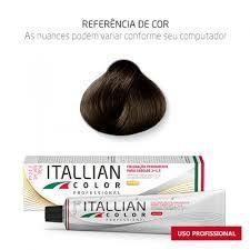 Coloração Itallian Color Professional 60g Castanho 4 - PW Distribuidora 