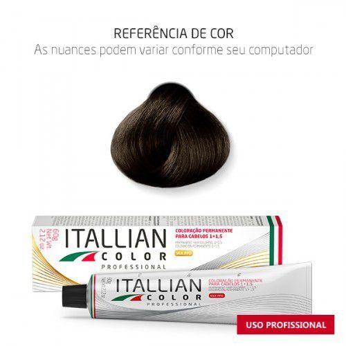 Coloração Itallian Color Professional 60g Castanho Escuro 3 - PW Distribuidora 