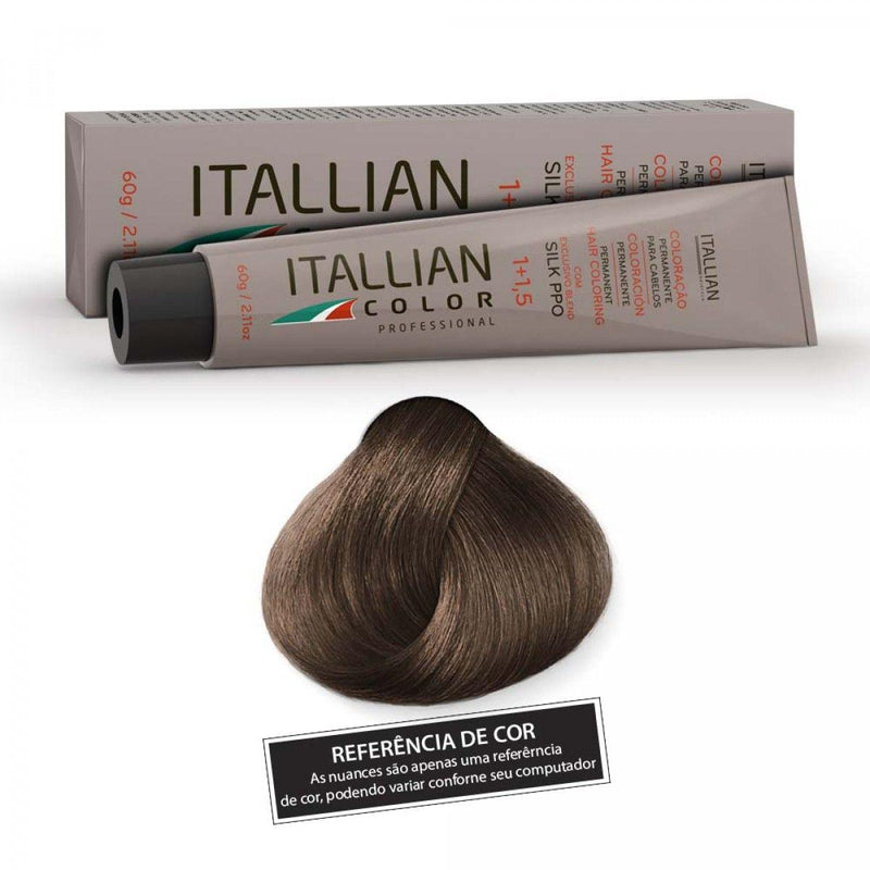 Coloração Itallian Color Professional 60g Chocolate Claro 77 - PW Distribuidora 