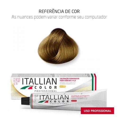 Coloração Itallian Color Professional 60g Louro Claro 8 - PW Distribuidora 