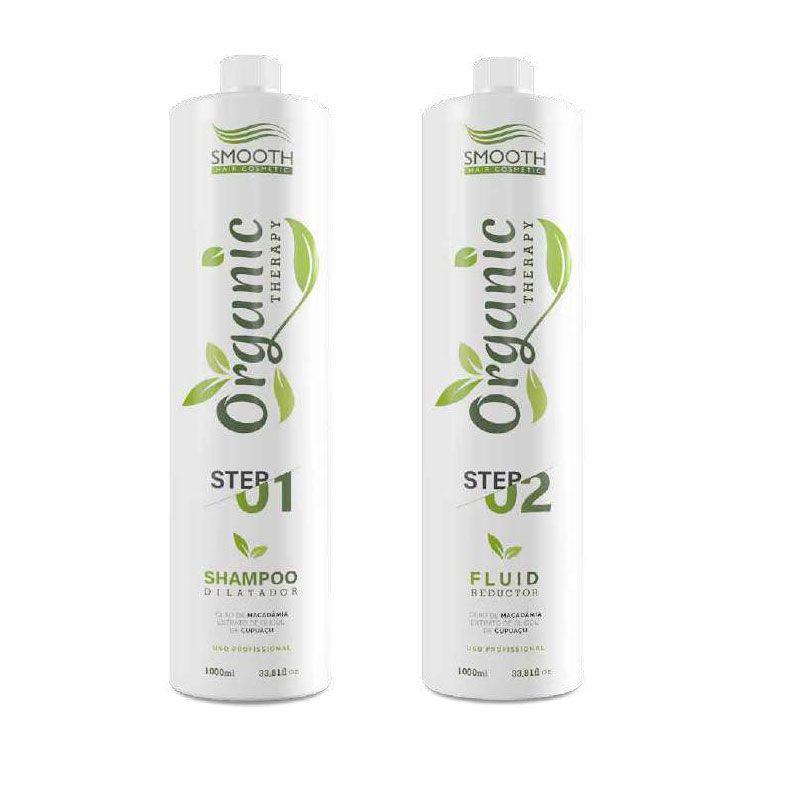 Escova Progressiva Organic Therapy Sem Formol Smooth Hair 2 x 1000 ml - PW Distribuidora 