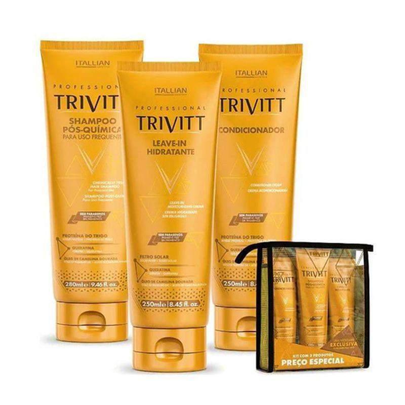 Kit Home Care Trivitt com Leav in Hidratante Capilar - PW Distribuidora 