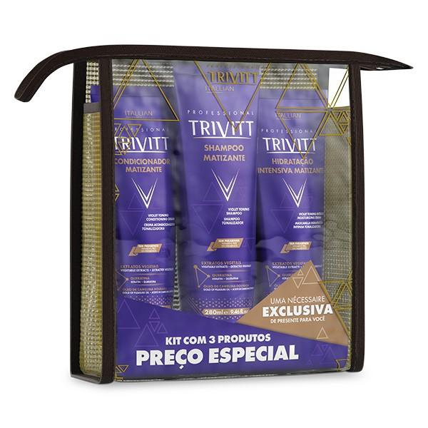 Kit Home Care Trivitt Matizante com Hidratação Capilar intensiva - PW Distribuidora 