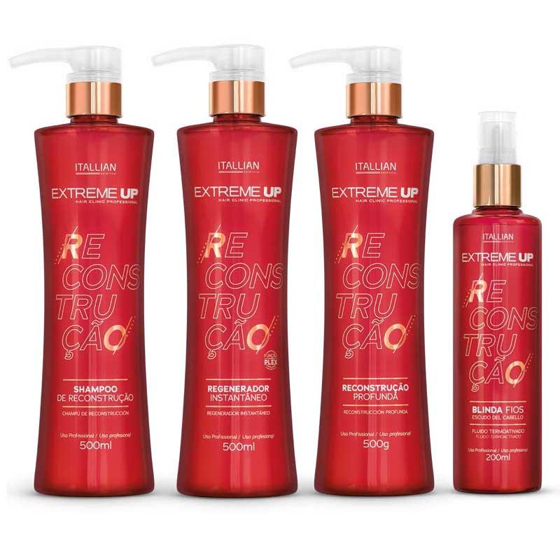 Kit Novo Extreme Up 4 passos Itallian Hair Tech - PW Distribuidora 